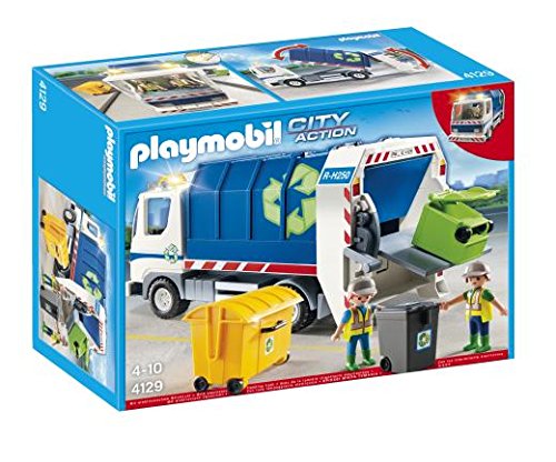 PLAYMOBIL - Camión de Reciclaje con Luces (4129)