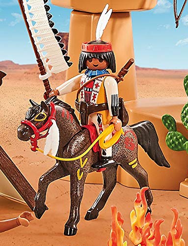 PLAYMOBIL Campamento Indio 9899 - Viene En Bolsita Desde Fábrica