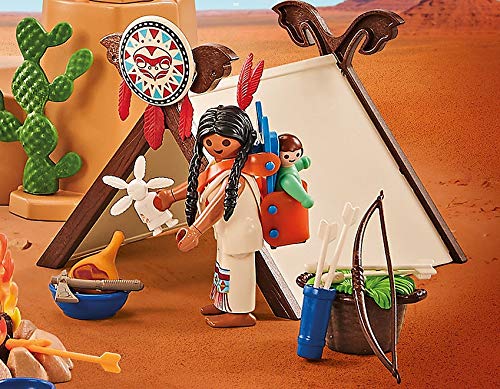 PLAYMOBIL Campamento Indio 9899 - Viene En Bolsita Desde Fábrica