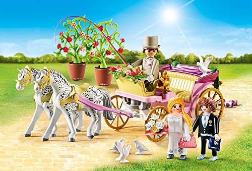 PLAYMOBIL- Carruaje Nupcial Juguete, Multicolor (geobra Brandstätter 9427)