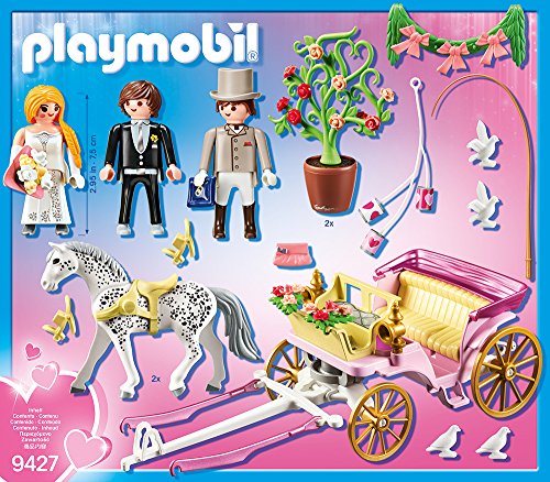 PLAYMOBIL- Carruaje Nupcial Juguete, Multicolor (geobra Brandstätter 9427)