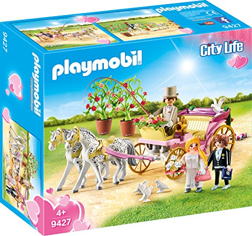 PLAYMOBIL- Carruaje Nupcial Juguete, Multicolor (geobra Brandstätter 9427)