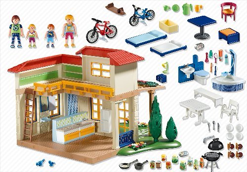 PLAYMOBIL - Casita de Verano, Set de Juego (4857)