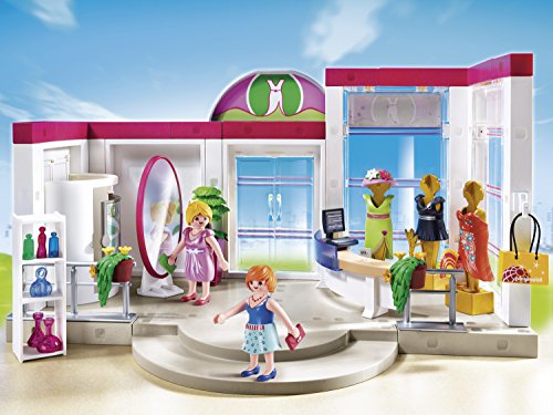 Playmobil Centro Comercial - City Life Tienda de Ropa Playsets de Figuras de jugete (Playmobil 5486)