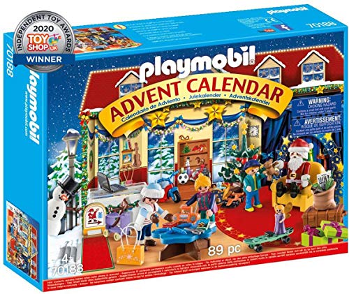 PLAYMOBIL Christmas Calendario de Adviento Navidad en la Juguetería, A partir de 4 años (70188)