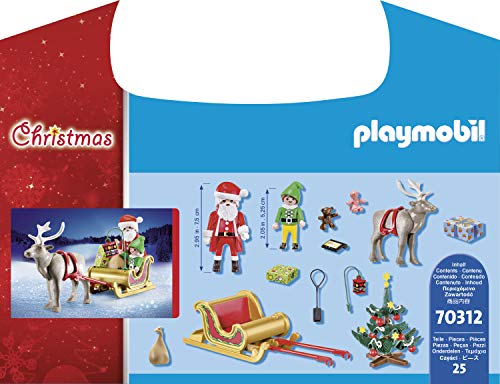 PLAYMOBIL Christmas Maletín grande Navidad, A partir de 4 años (70312)