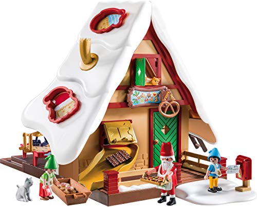 PLAYMOBIL Christmas Panadería Navideña con Cortadores de Galletas, A partir de 4 años (9493)