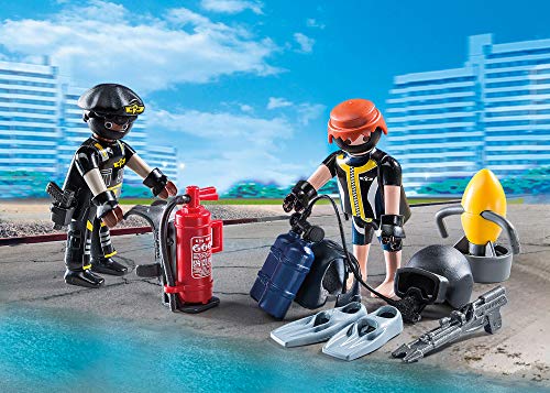 PLAYMOBIL City Action 9365 Equipo de Las Fuerzas Especiales Juguete, a partir de 5 Años