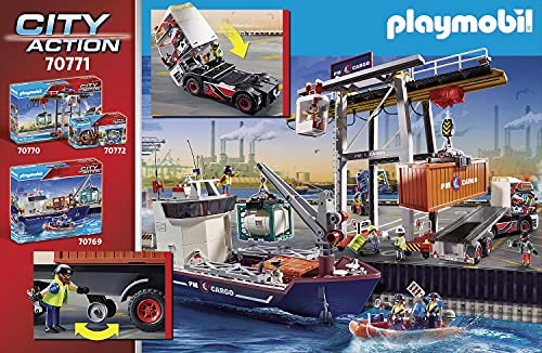 PLAYMOBIL City Action Camión con Remolque , A partir de 4 años (70771)