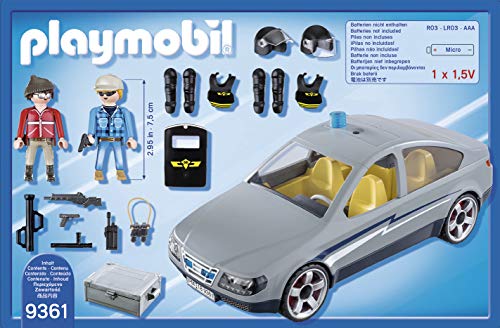 PLAYMOBIL City Action Coche Civil de las Fuerzas Especiales, a Partir de 5 Años (9361)