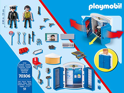 PLAYMOBIL City Action Cofre Policía, A partir de 4 años (70306)