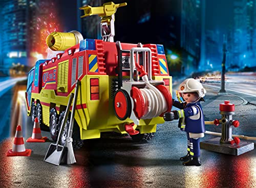 PLAYMOBIL City Action Operación de Rescate con Camión de Bomberos, A partir de 4 años (70557)