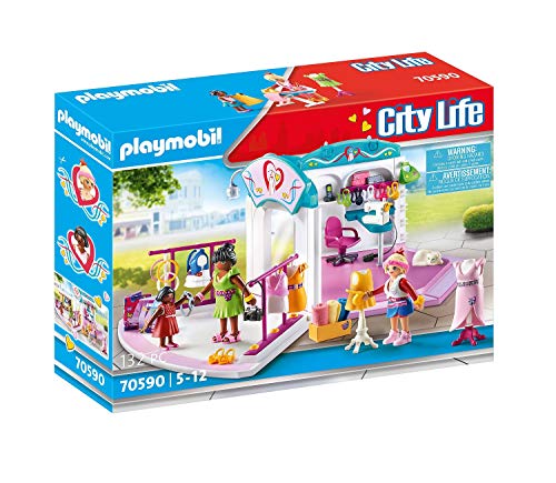 PLAYMOBIL City Life 70590 Estudio Diseño de Moda, Para niños de 5 a 12 años