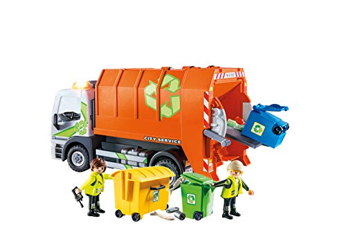 PLAYMOBIL City Life Camión de Reciclaje, A partir de 4 años (70200), talla única