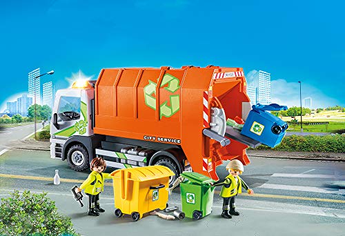 PLAYMOBIL City Life Camión de Reciclaje, A partir de 4 años (70200), talla única