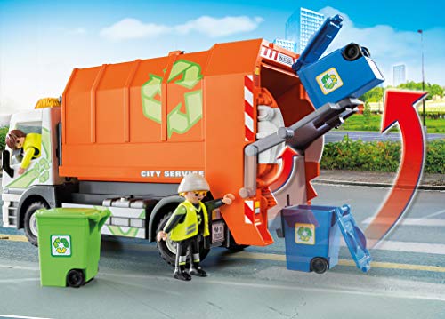 PLAYMOBIL City Life Camión de Reciclaje, A partir de 4 años (70200), talla única