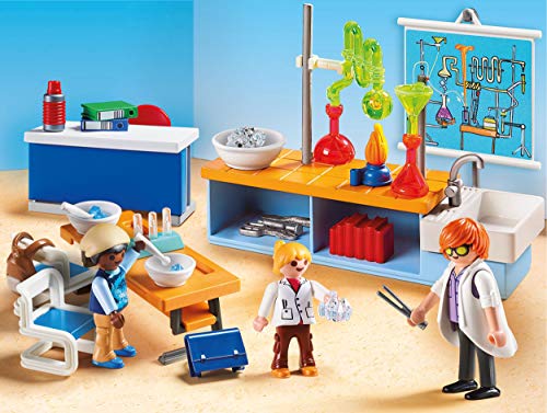 PLAYMOBIL City Life Clase de Química, a Partir de 5 Años (9456)