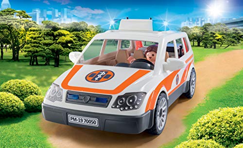 PLAYMOBIL City Life Coche de Emergencias con Sirena, A partir de 4 años (70050)