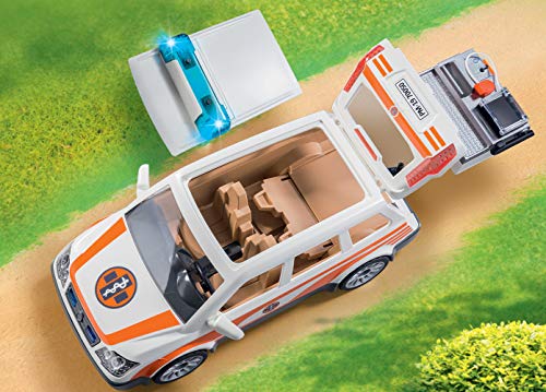 PLAYMOBIL City Life Coche de Emergencias con Sirena, A partir de 4 años (70050)