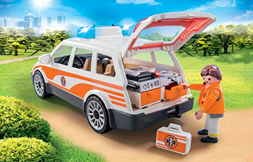 PLAYMOBIL City Life Coche de Emergencias con Sirena, A partir de 4 años (70050)