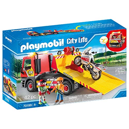 PLAYMOBIL City Life Grúa Remolque, A partir de 4 años (70199)