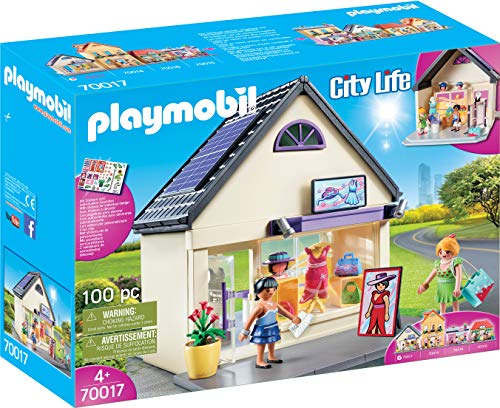 PLAYMOBIL City Life Mi Tienda de Moda, A partir de 4 años (70017)