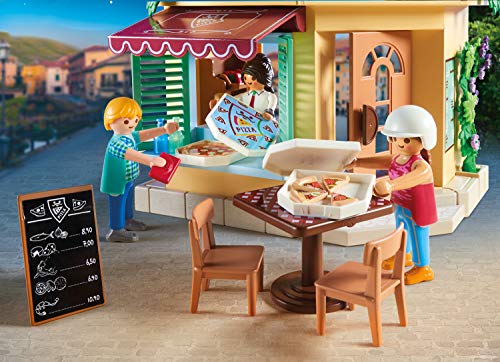 PLAYMOBIL City Life Pizzería, A partir de 4 años (70336)