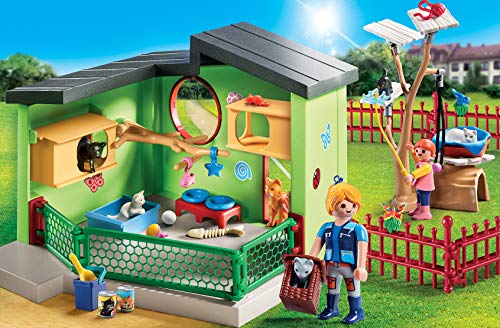 PLAYMOBIL City Life Refugio para Gatos, A partir de 4 años (9276)