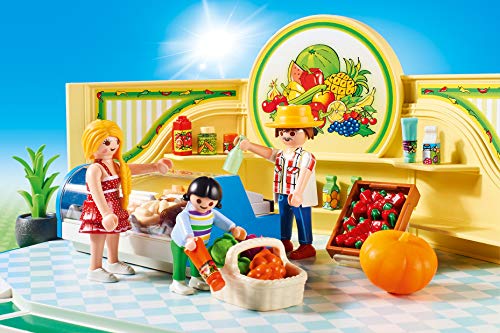 PLAYMOBIL City Life Tienda de Frutas y Verduras, A partir de 5 años (9403) , color/modelo surtido