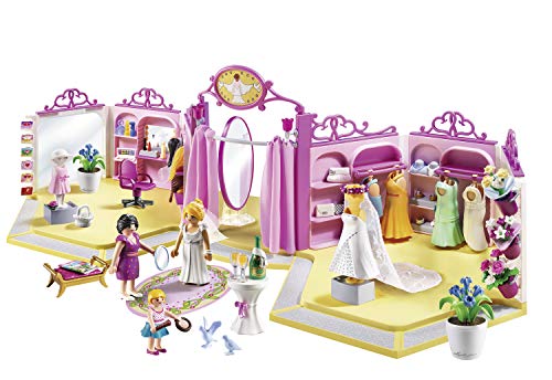 PLAYMOBIL- City Life-Tienda de Novias Conjunto de figuritas, Multicolor, Talla Única (9226) + Centro Comercial- Cajero Automático Playset de Figuras de Juguete, Multicolor