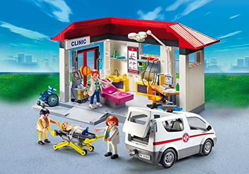 PLAYMOBIL - Clínica con Vehículo de Emergencia - 5012