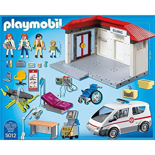 PLAYMOBIL - Clínica con Vehículo de Emergencia - 5012