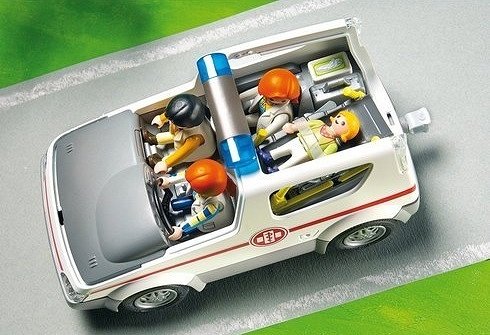 PLAYMOBIL - Clínica con Vehículo de Emergencia - 5012