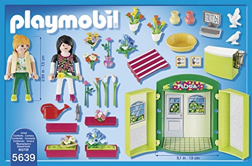 PLAYMOBIL Cofre Tienda de Flores, Color carbón, única (5639)