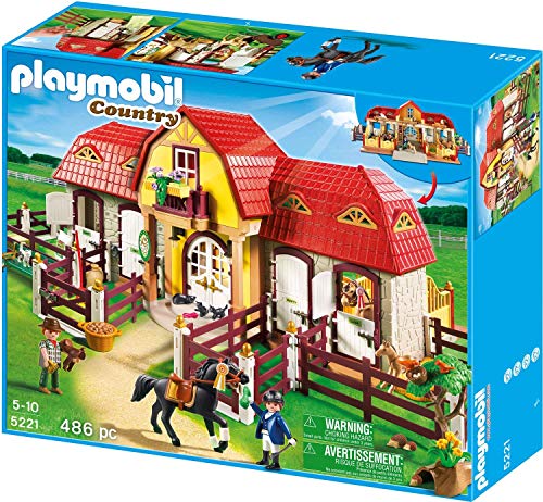 PLAYMOBIL Country 5221 Granja de Ponis con Establo, A partir de 5 años