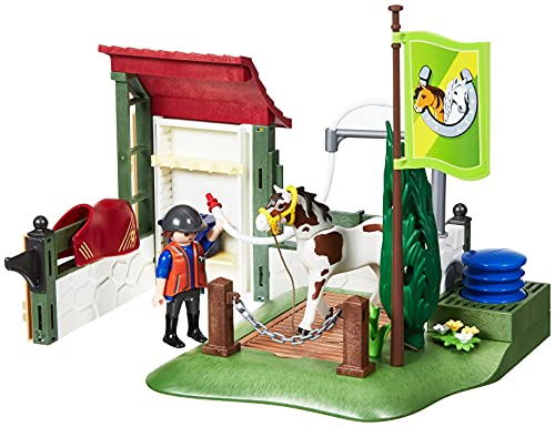 PLAYMOBIL Country 6929 Set de Limpieza para Caballos, A partir de 5 años