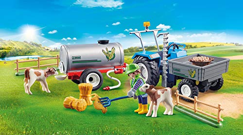 PLAYMOBIL Country 70367 Tractor de Carga con Tanque, A Partir de 4 años