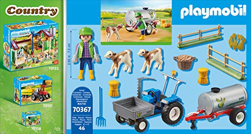 PLAYMOBIL Country 70367 Tractor de Carga con Tanque, A Partir de 4 años