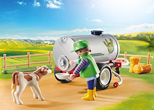 PLAYMOBIL Country 70367 Tractor de Carga con Tanque, A Partir de 4 años