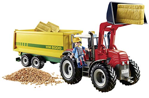 PLAYMOBIL Country Tractor con Remolque, A partir de 4 años (70131)