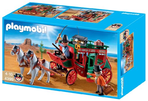 PLAYMOBIL - Diligencia del Oeste, Set de Juego (4399)