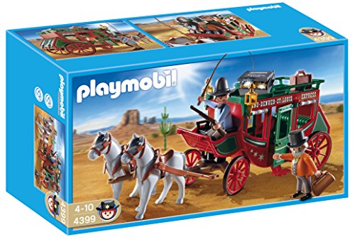 PLAYMOBIL - Diligencia del Oeste, Set de Juego (4399)