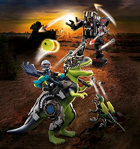 PLAYMOBIL Dino Rise T-Rex: Batalla de los Gigantes, A partir de 5 años (70624)