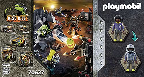 PLAYMOBIL Dino Rise Triceraptos: Disturbios por las piedras legendarias, A partir de 5 años (70627)