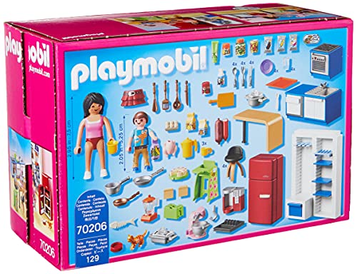 PLAYMOBIL Dollhouse Cocina, A partir de 4 Años (70206)