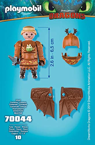 Playmobil - Dragons Playset Patapez con Traje Volador, Multicolor (70044)