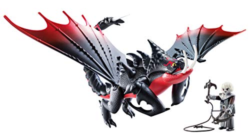 PLAYMOBIL Dreamworks Dragons Aguijón Venenoso y Crimmel, A partir de 4 años (70039)