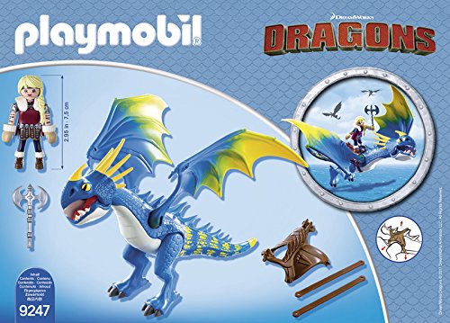 PLAYMOBIL DreamWorks Dragons Astrid y Tormenta, A partir de 4 años (9247)