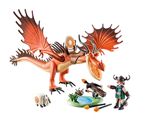 PLAYMOBIL DreamWorks Dragons Garfios y Patán Mocoso, A partir de 4 años (9459)