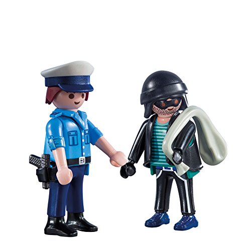 PLAYMOBIL Duo Pack- Policía y Ladrón, Multicolor, única (9218)